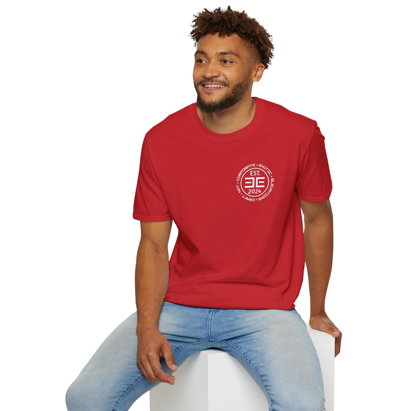 Established 2024 Logo T-Shirt — Minimal Retro Chest Emblem