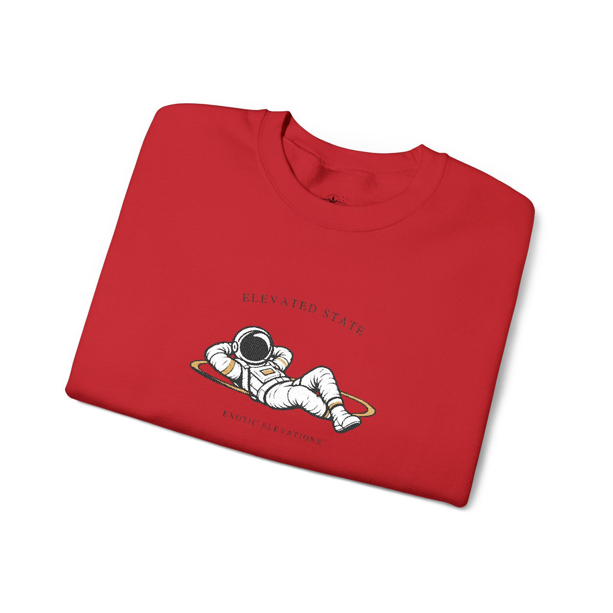 Crewneck Sweatshirt — Relaxing Dogs “Elevating State” Cute Nap Graphic