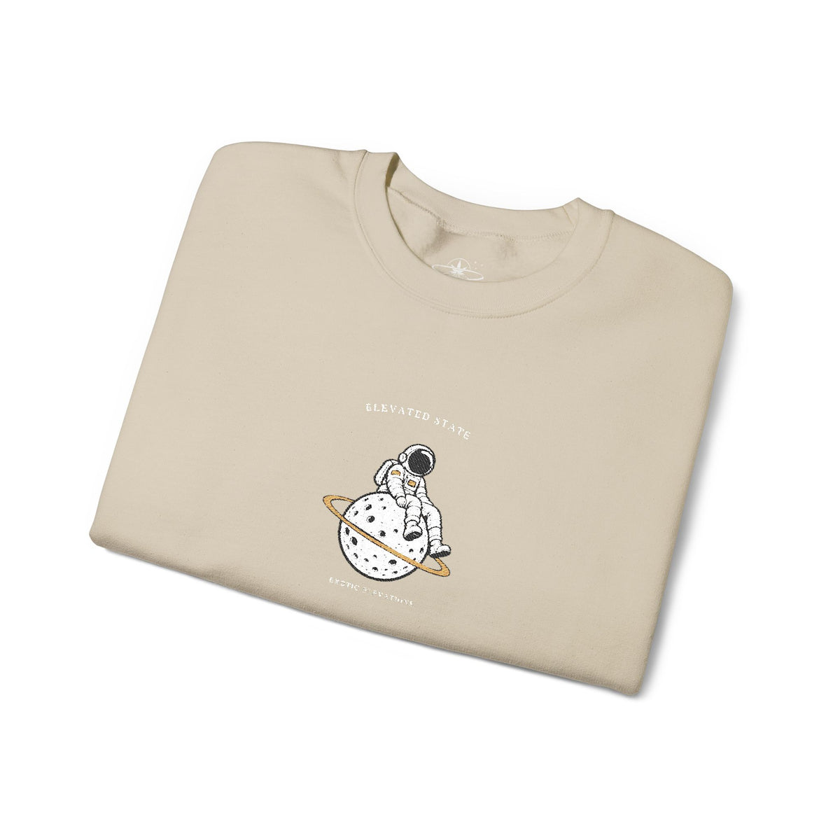 Crewneck Sweatshirt — Tiny Ghost Illustration Pullover