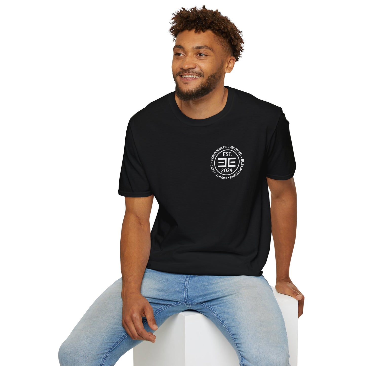 Established 2024 Logo T-Shirt — Minimal Retro Chest Emblem