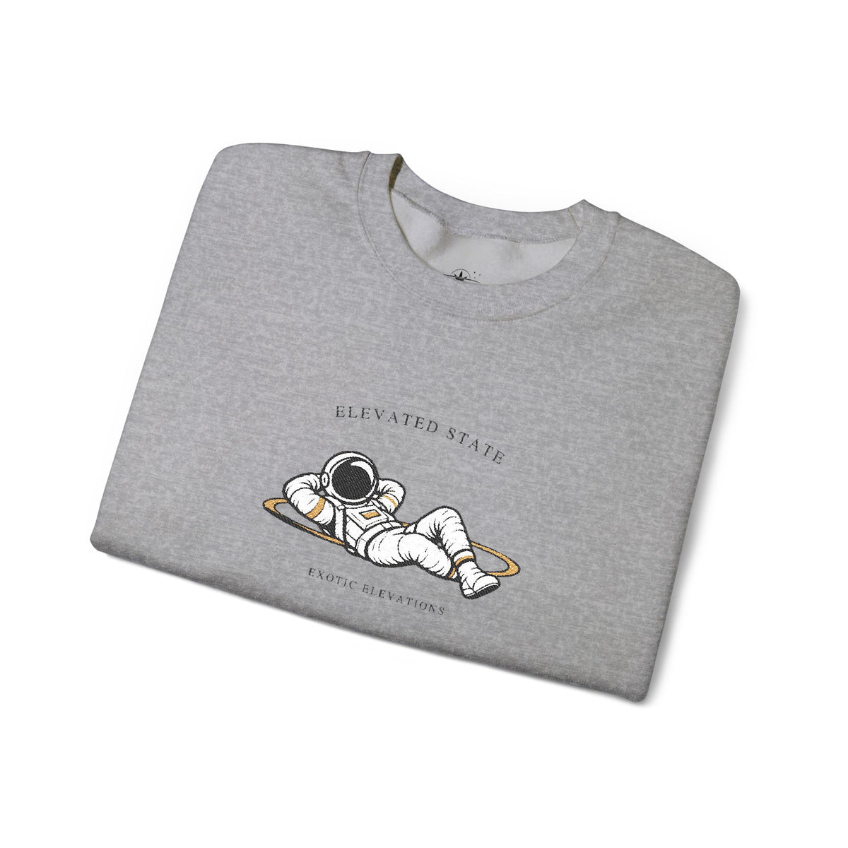 Crewneck Sweatshirt — Relaxing Dogs “Elevating State” Cute Nap Graphic
