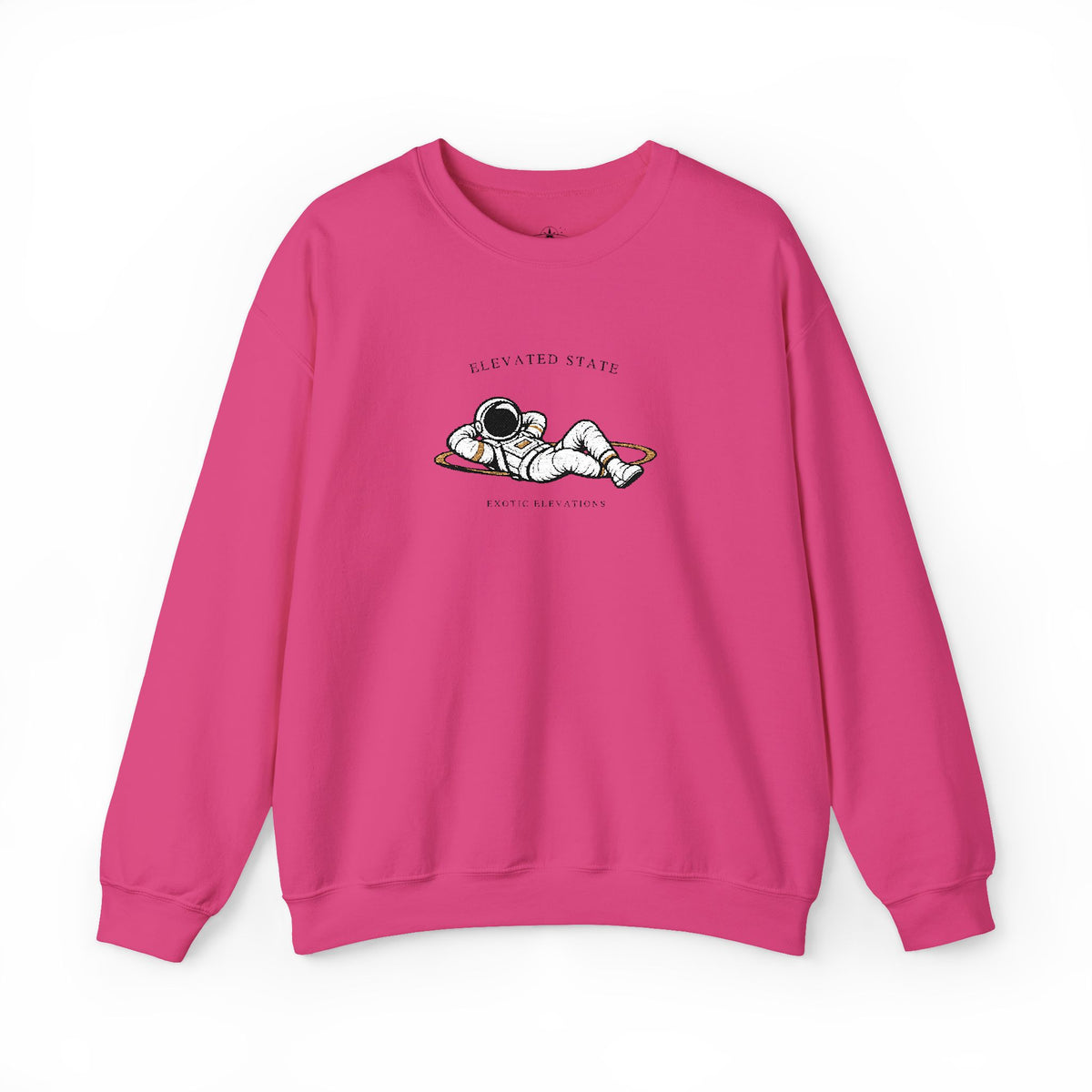 Crewneck Sweatshirt — Relaxing Dogs “Elevating State” Cute Nap Graphic