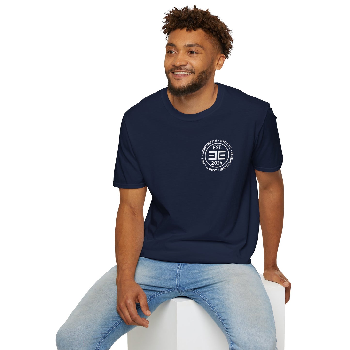 Established 2024 Logo T-Shirt — Minimal Retro Chest Emblem