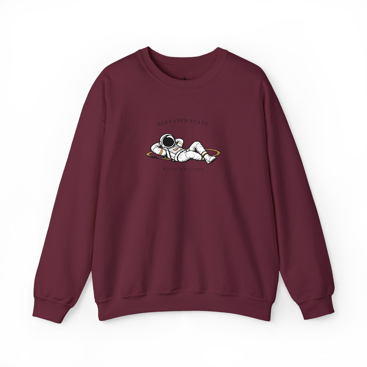 Crewneck Sweatshirt — Relaxing Dogs “Elevating State” Cute Nap Graphic