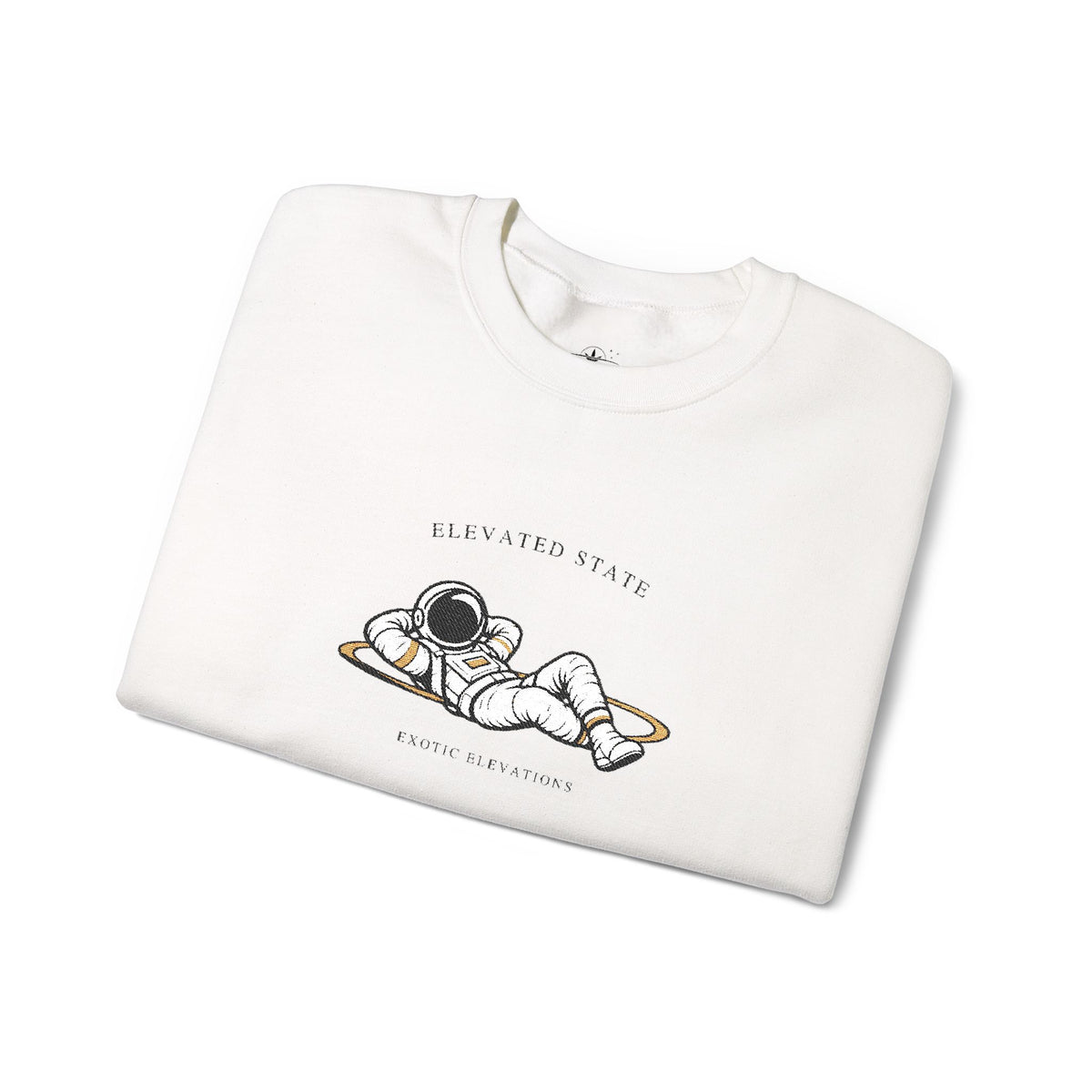 Crewneck Sweatshirt — Relaxing Dogs “Elevating State” Cute Nap Graphic