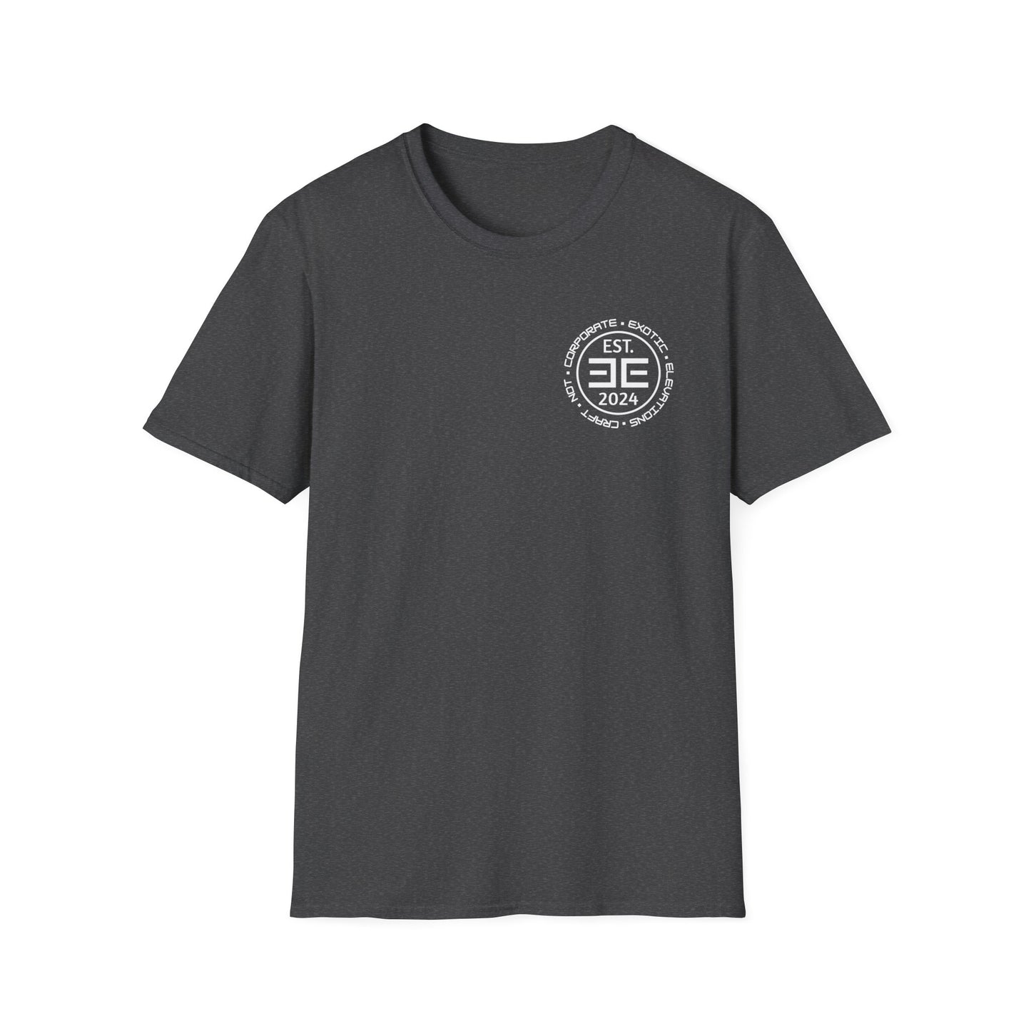 Established 2024 Logo T-Shirt — Minimal Retro Chest Emblem