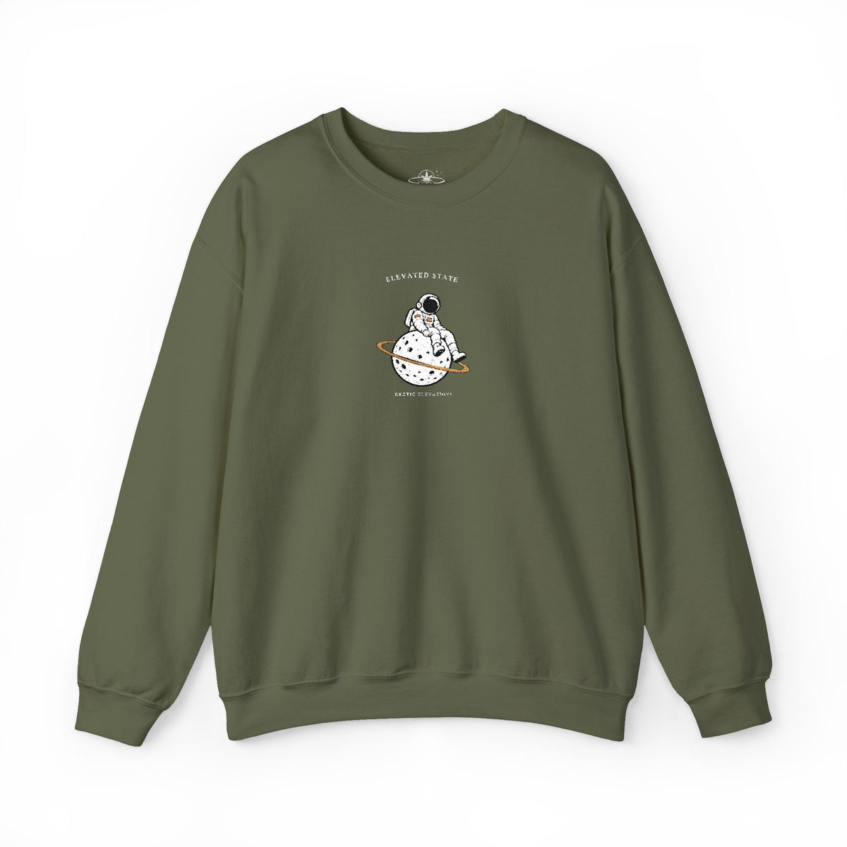 Crewneck Sweatshirt — Tiny Ghost Illustration Pullover