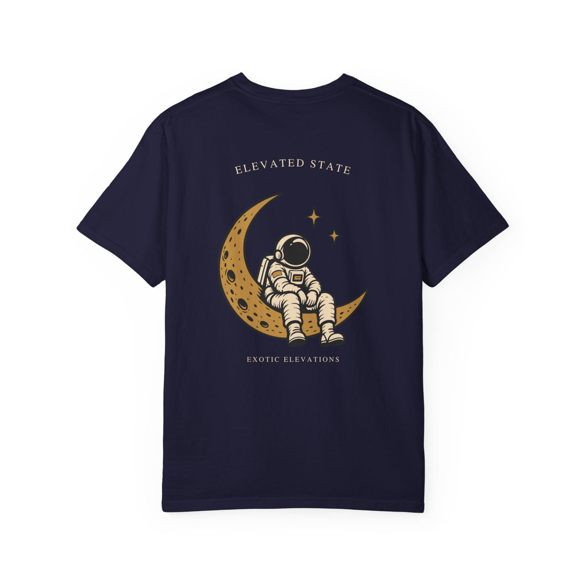 Astronaut Moon T-Shirt — "Elevated State" Graphic Tee