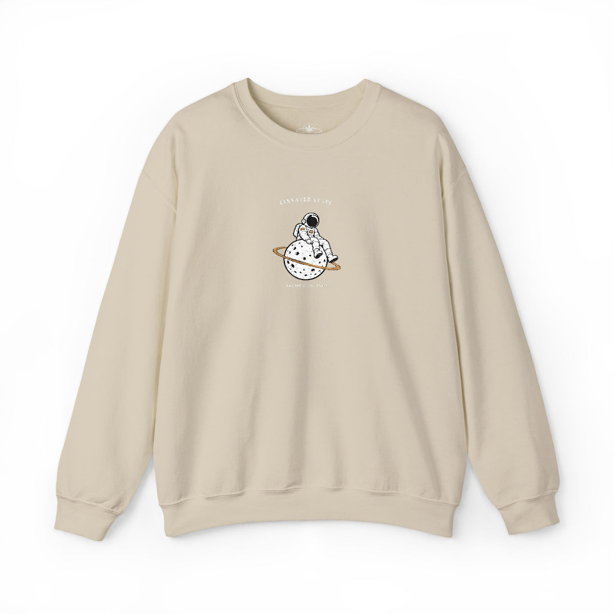Crewneck Sweatshirt — Tiny Ghost Illustration Pullover