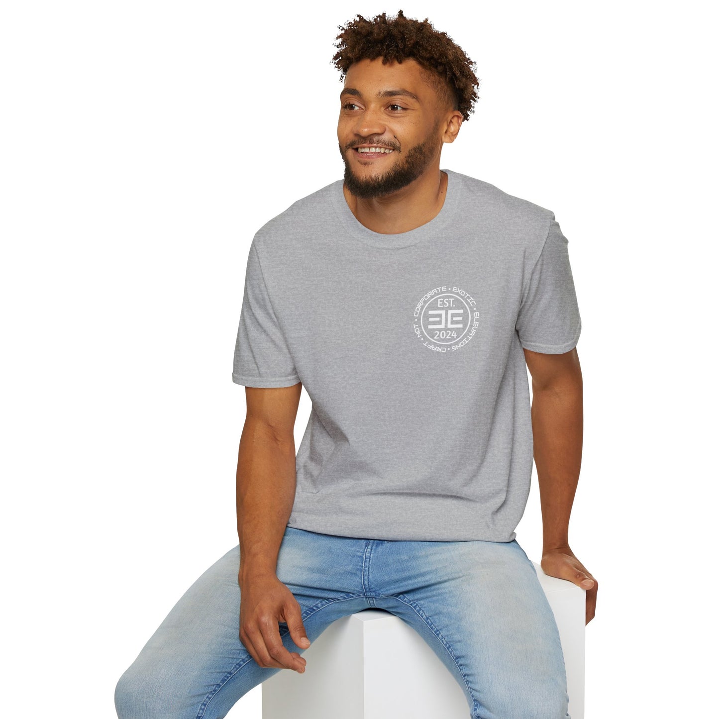 Established 2024 Logo T-Shirt — Minimal Retro Chest Emblem