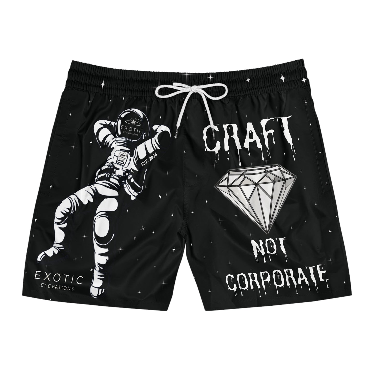 Men's Mid-Length Swim Shorts (AOP)