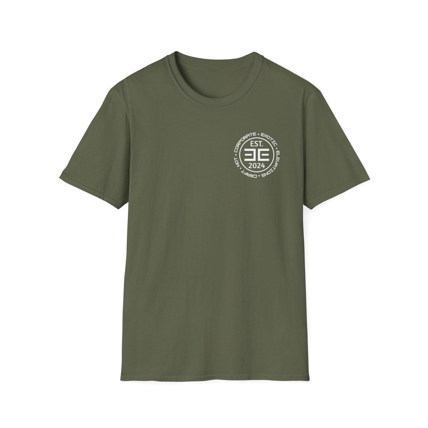 Established 2024 Logo T-Shirt — Minimal Retro Chest Emblem