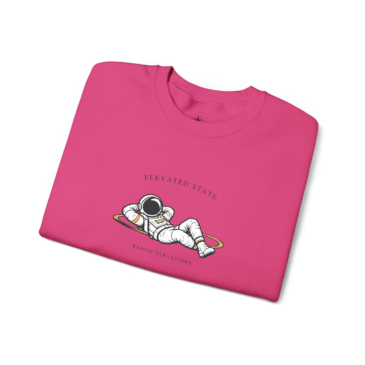 Crewneck Sweatshirt — Relaxing Dogs “Elevating State” Cute Nap Graphic