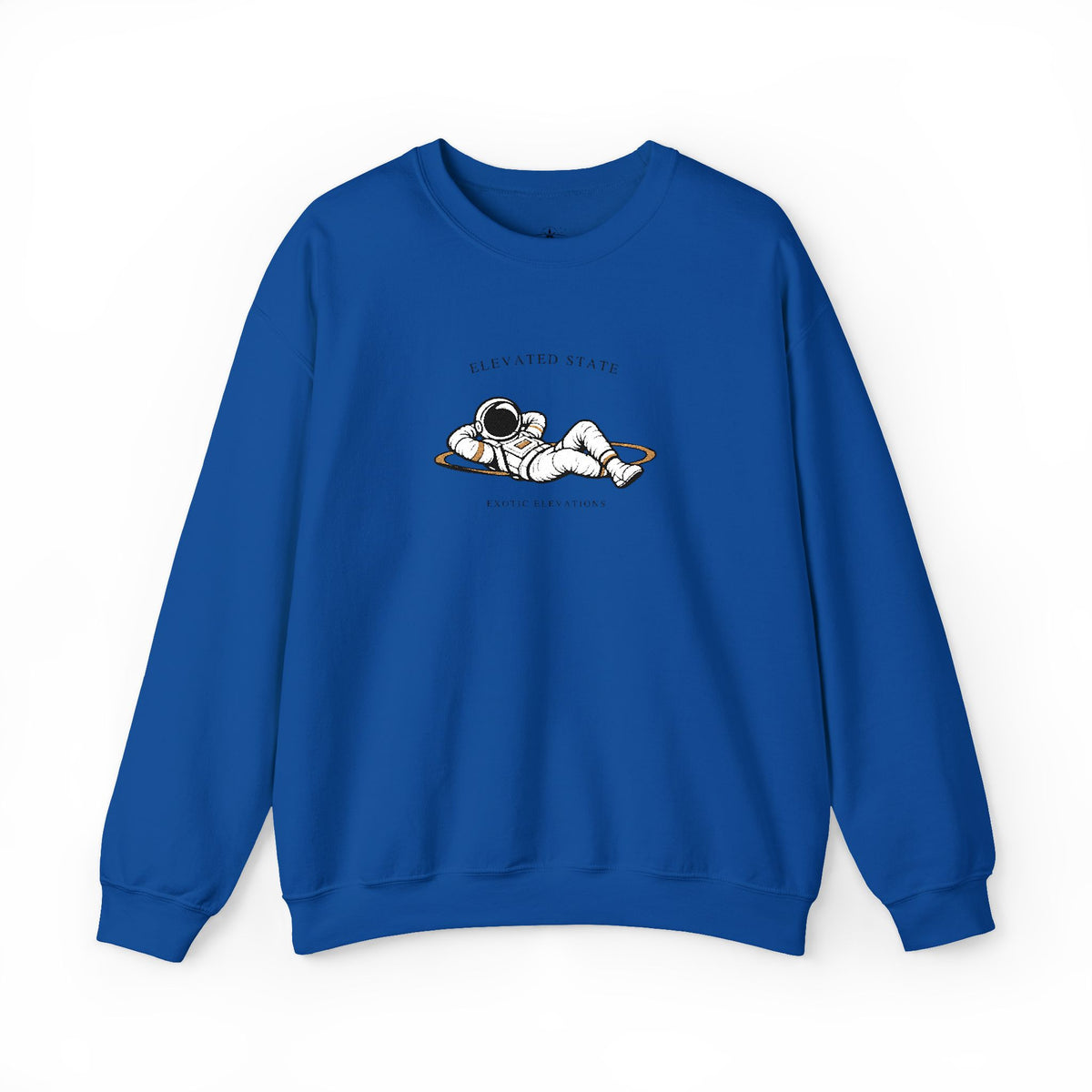 Crewneck Sweatshirt — Relaxing Dogs “Elevating State” Cute Nap Graphic