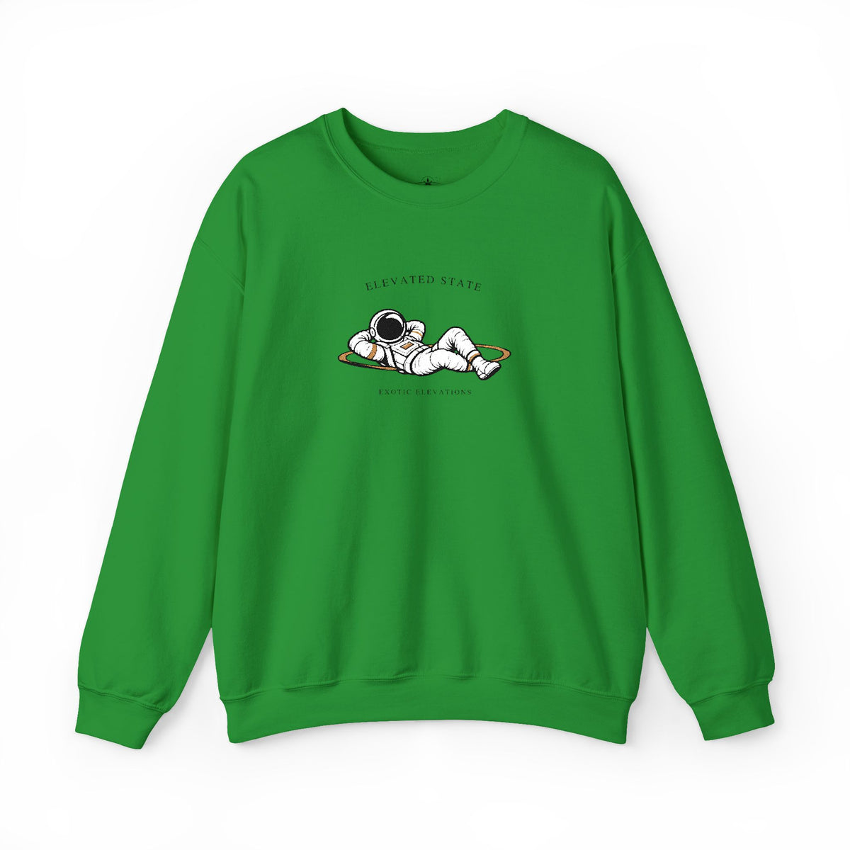 Crewneck Sweatshirt — Relaxing Dogs “Elevating State” Cute Nap Graphic