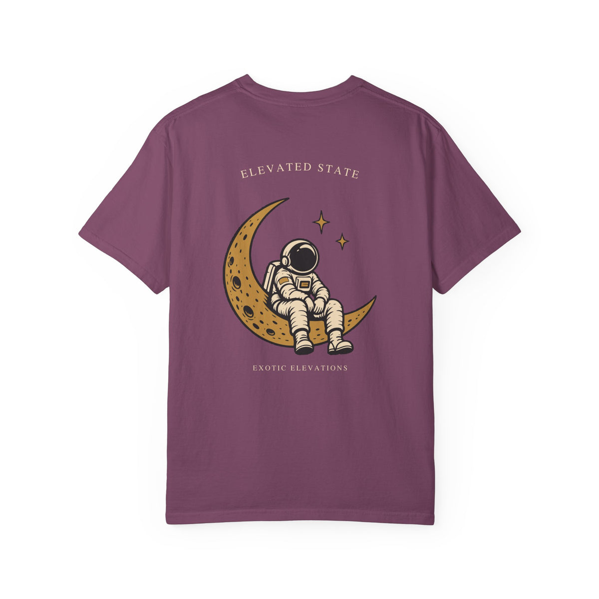 Astronaut Moon T-Shirt — "Elevated State" Graphic Tee