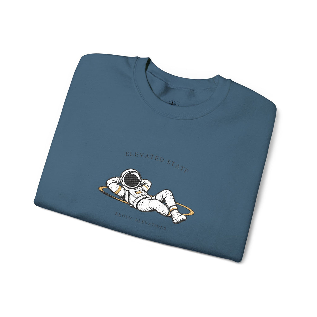 Crewneck Sweatshirt — Relaxing Dogs “Elevating State” Cute Nap Graphic