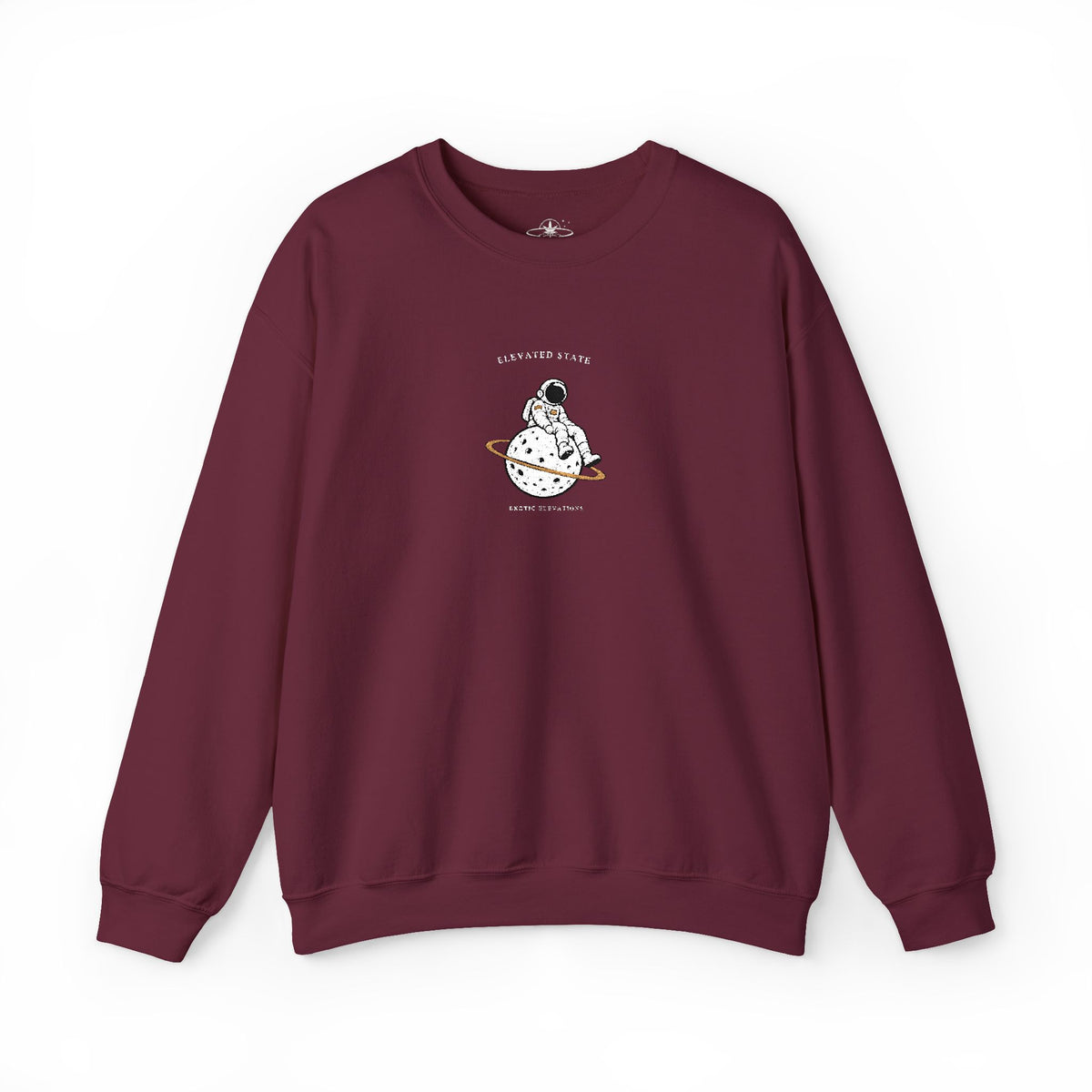 Crewneck Sweatshirt — Tiny Ghost Illustration Pullover