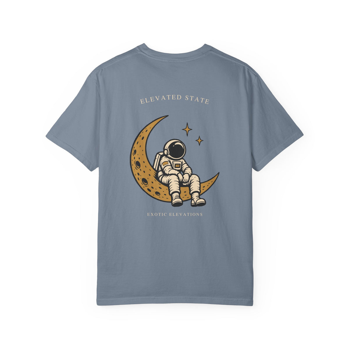 Astronaut Moon T-Shirt — "Elevated State" Graphic Tee