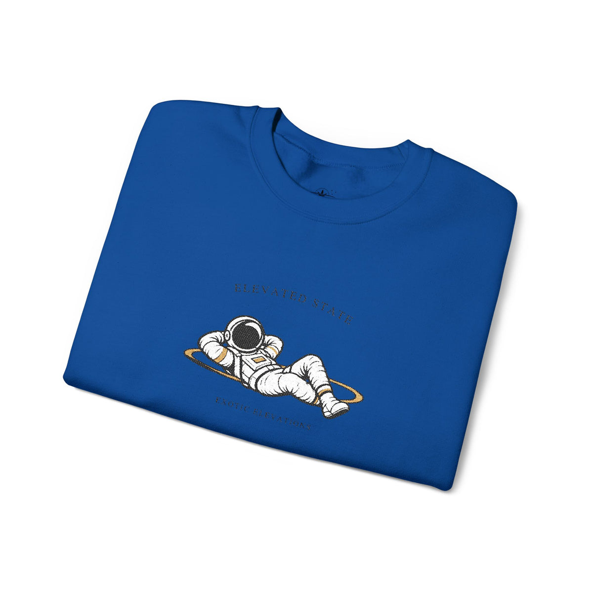 Crewneck Sweatshirt — Relaxing Dogs “Elevating State” Cute Nap Graphic