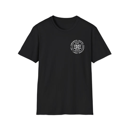 Established 2024 Logo T-Shirt — Minimal Retro Chest Emblem
