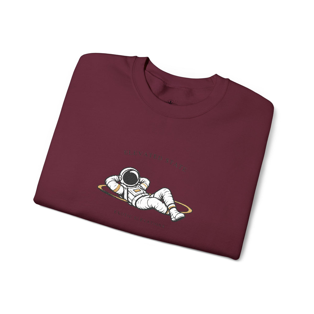 Crewneck Sweatshirt — Relaxing Dogs “Elevating State” Cute Nap Graphic