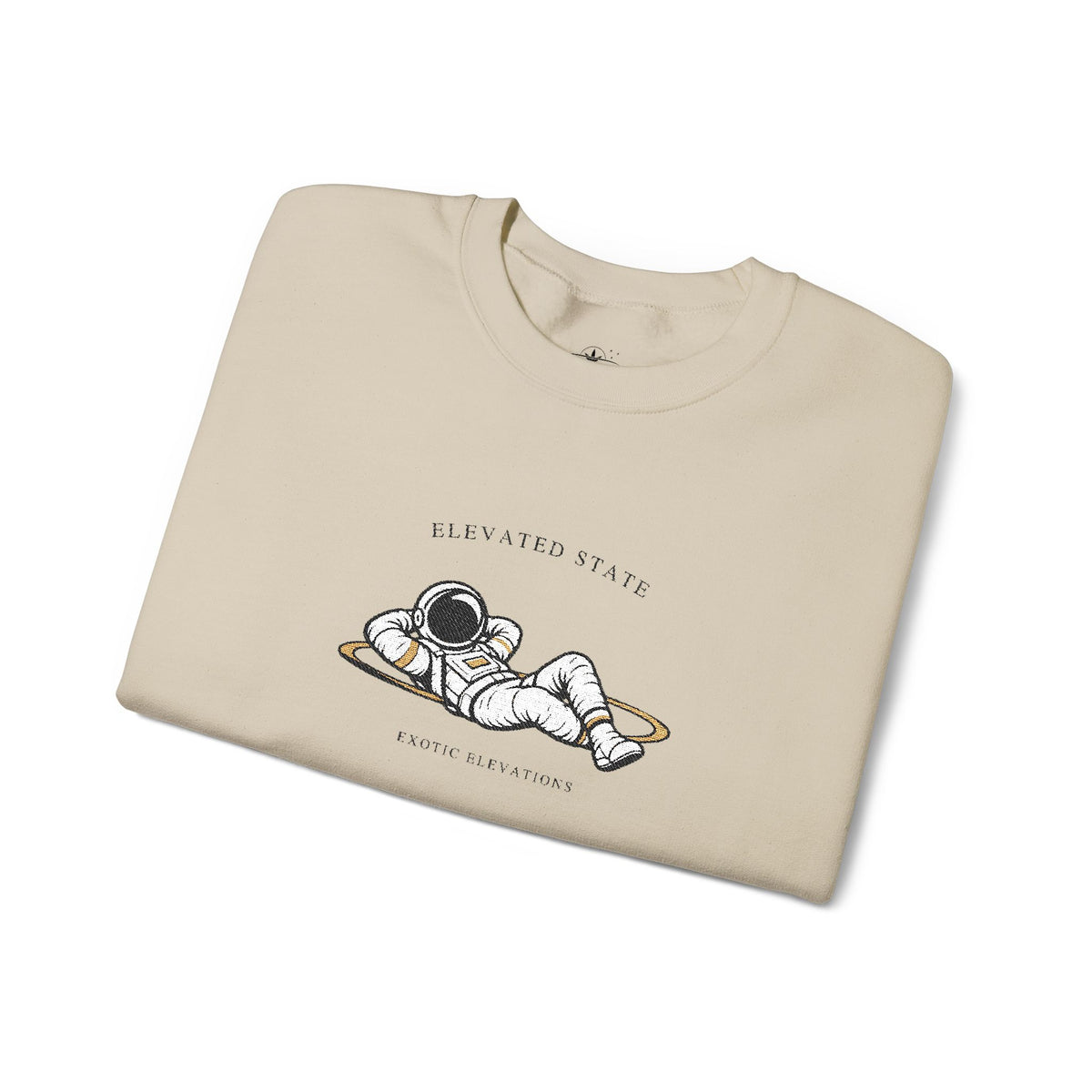 Crewneck Sweatshirt — Relaxing Dogs “Elevating State” Cute Nap Graphic