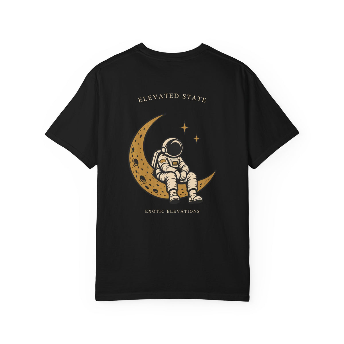 Astronaut Moon T-Shirt — "Elevated State" Graphic Tee