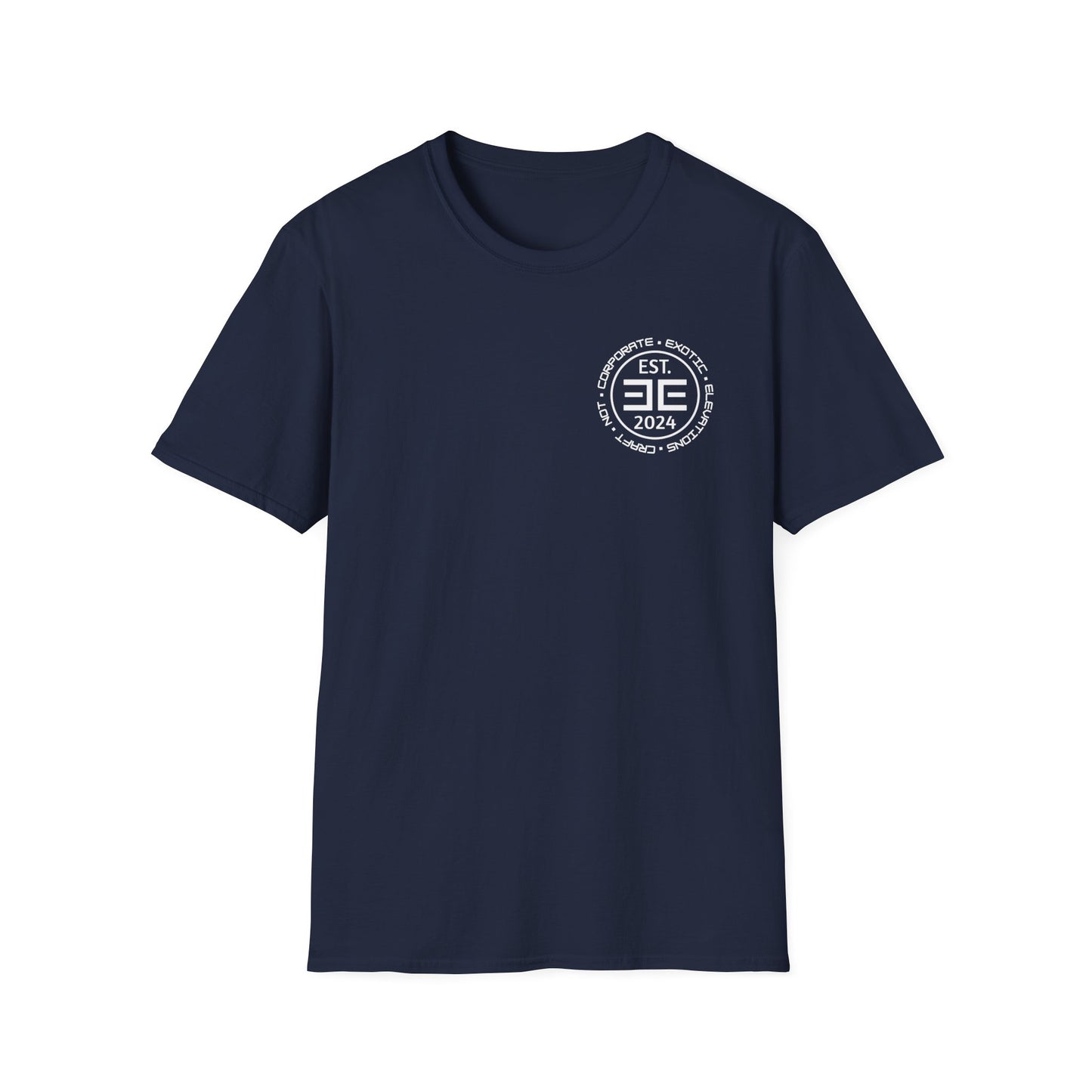 Established 2024 Logo T-Shirt — Minimal Retro Chest Emblem