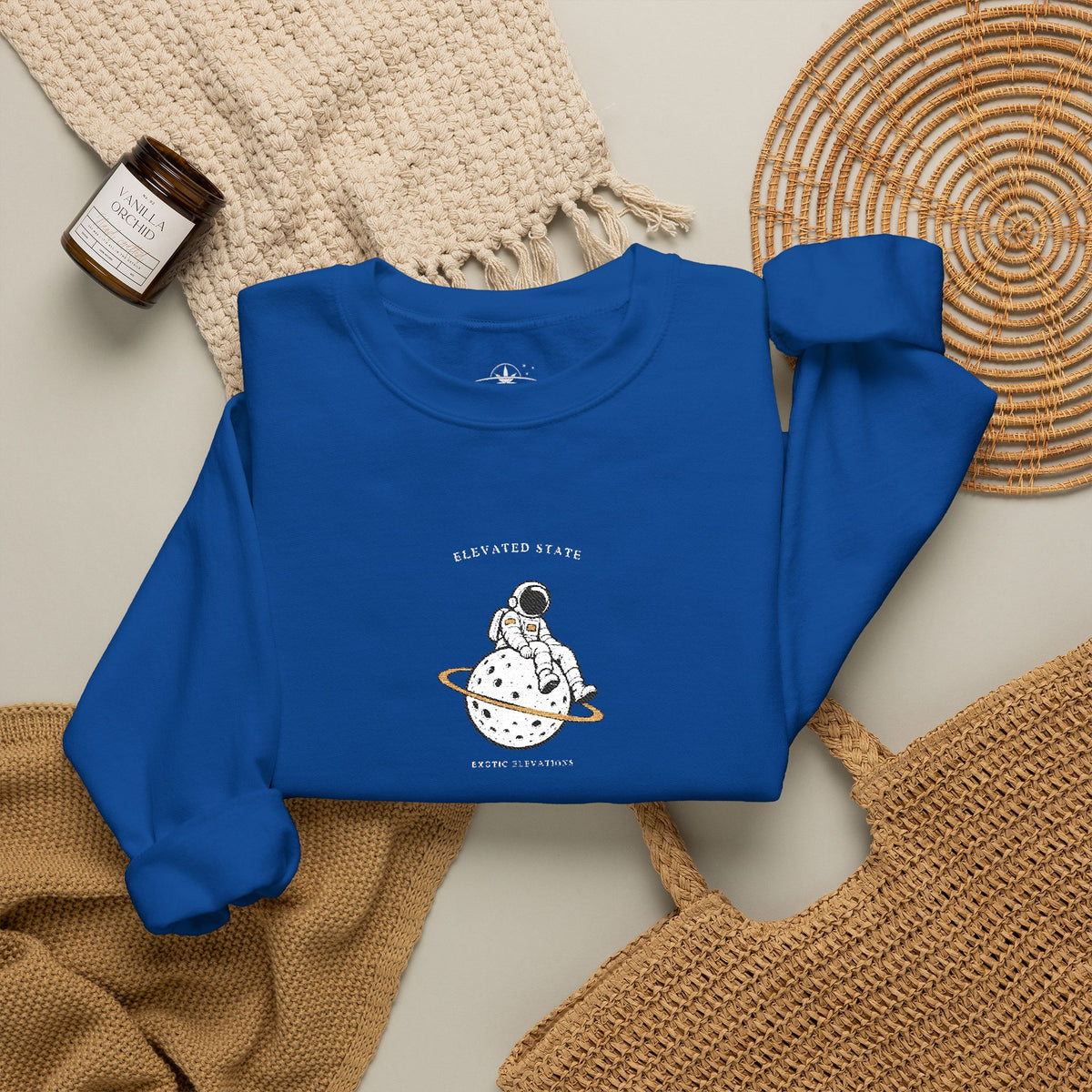 Crewneck Sweatshirt — Tiny Ghost Illustration Pullover