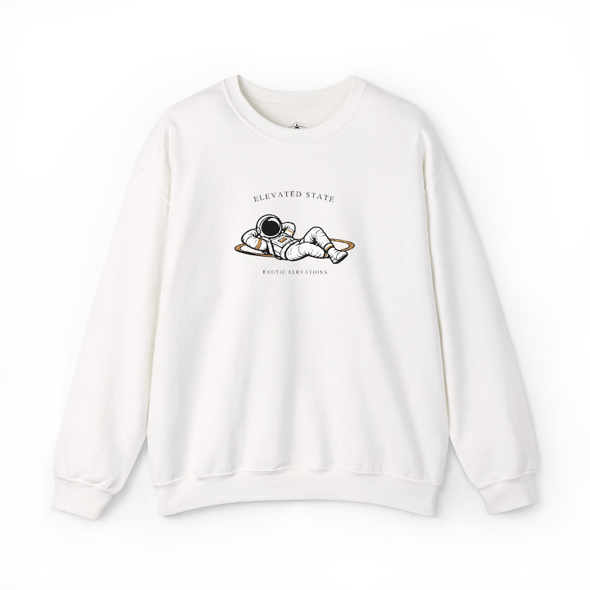 Crewneck Sweatshirt — Relaxing Dogs “Elevating State” Cute Nap Graphic