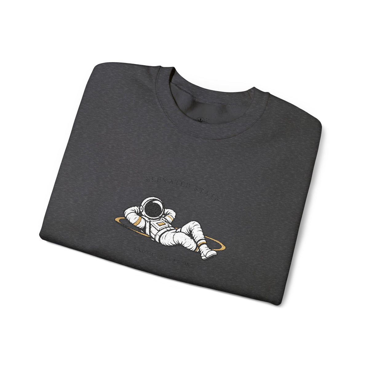 Crewneck Sweatshirt — Relaxing Dogs “Elevating State” Cute Nap Graphic