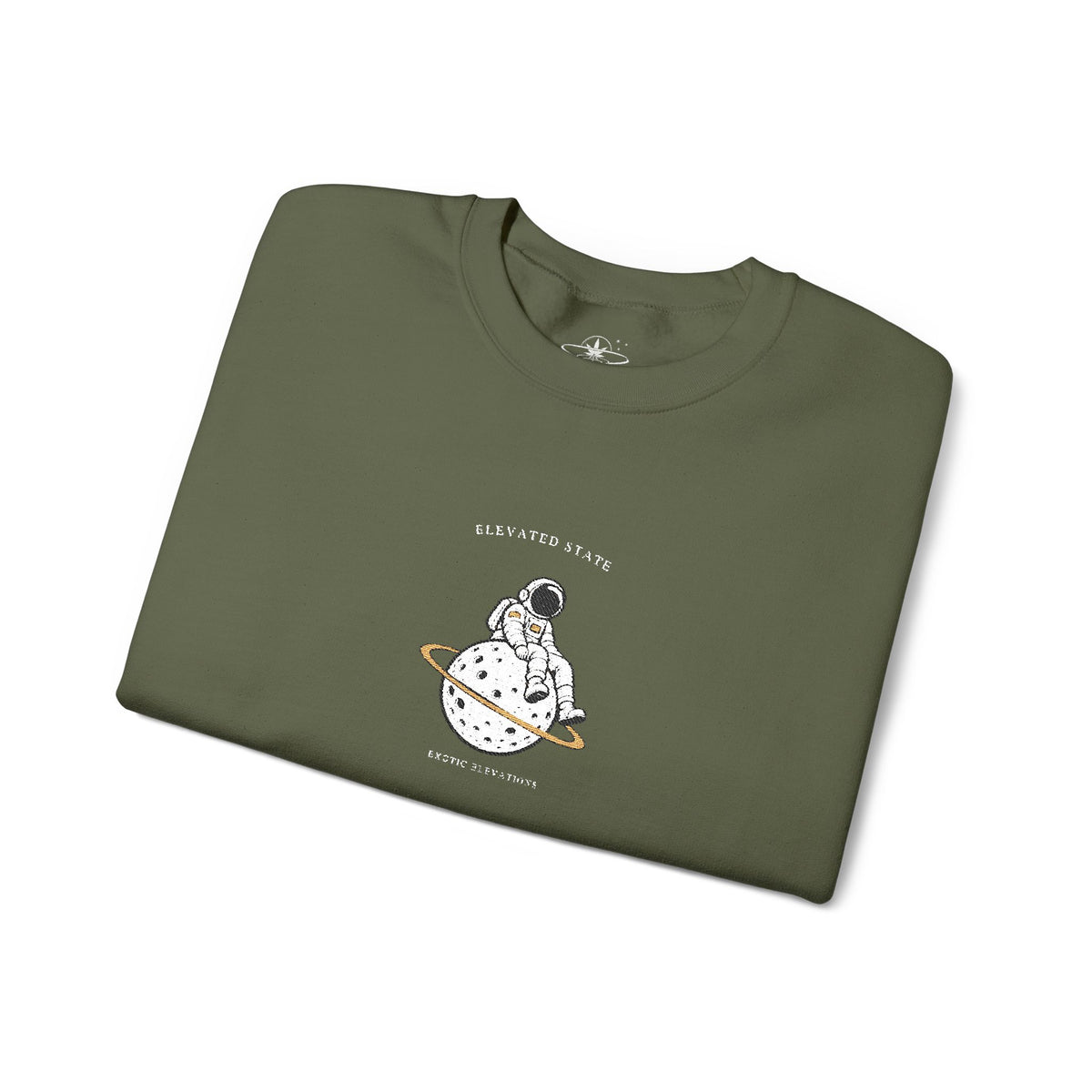 Crewneck Sweatshirt — Tiny Ghost Illustration Pullover