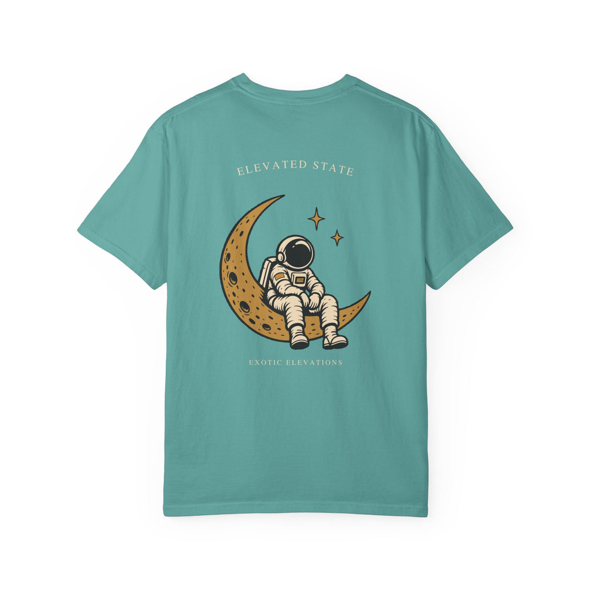Astronaut Moon T-Shirt — "Elevated State" Graphic Tee