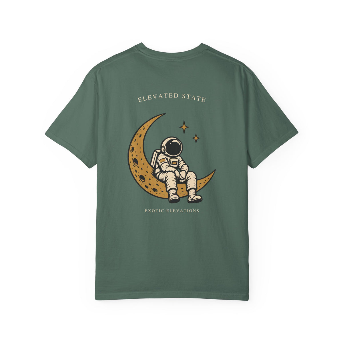 Astronaut Moon T-Shirt — "Elevated State" Graphic Tee