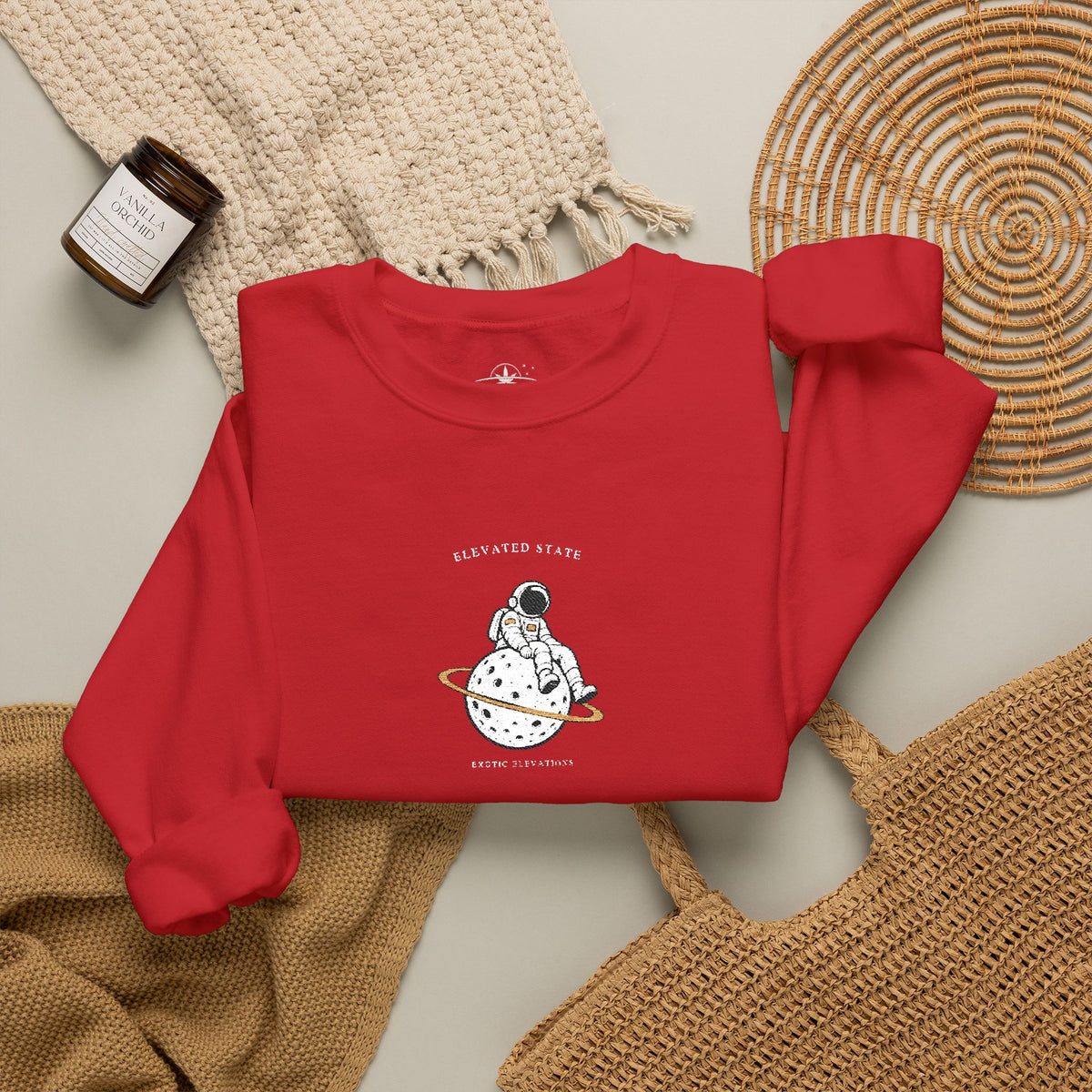 Crewneck Sweatshirt — Tiny Ghost Illustration Pullover