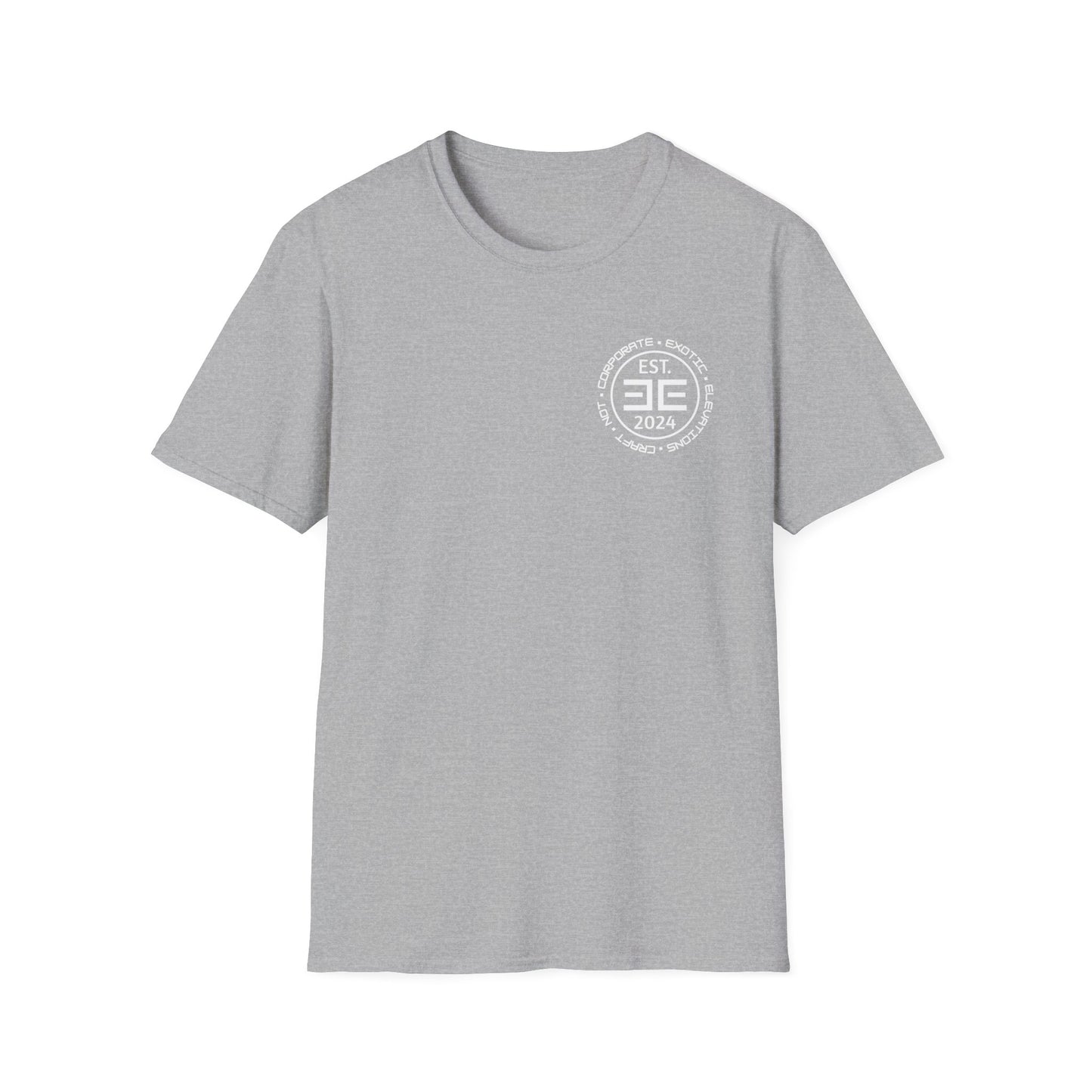 Established 2024 Logo T-Shirt — Minimal Retro Chest Emblem