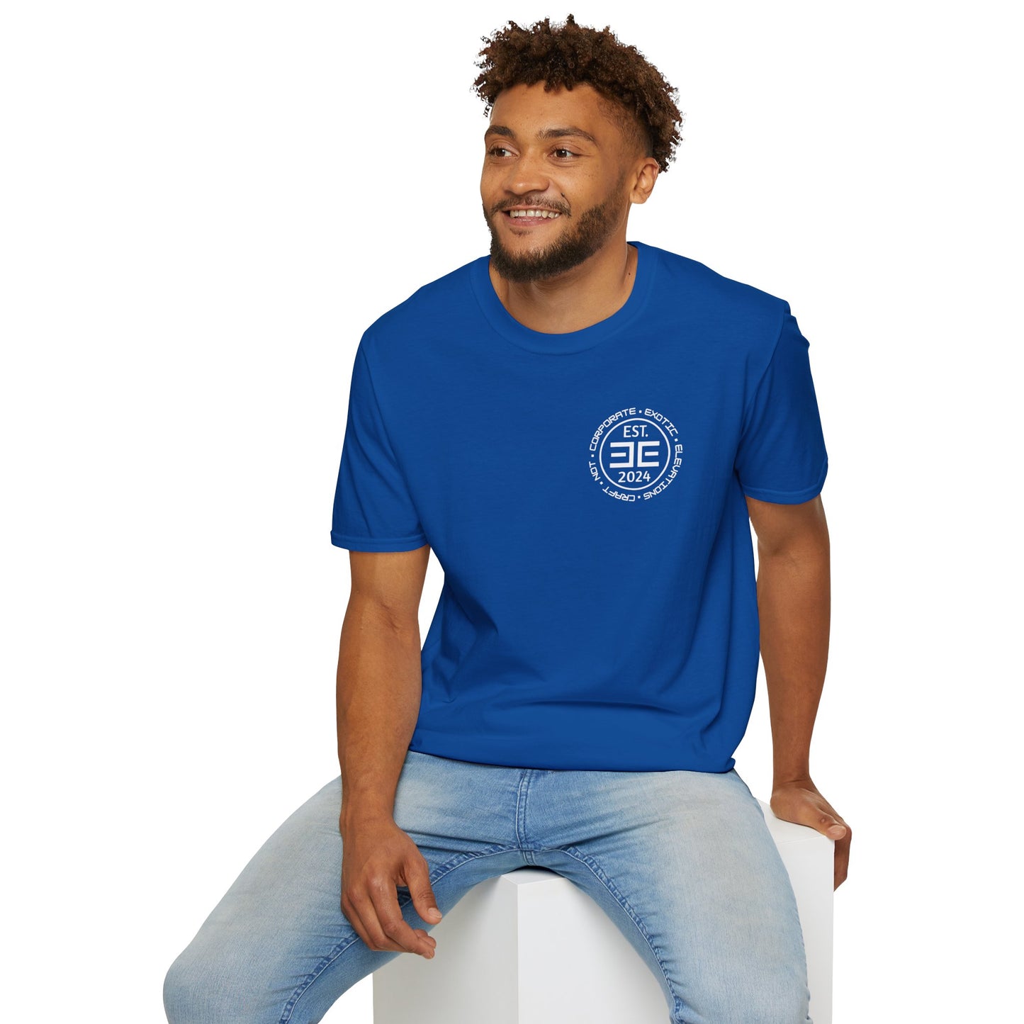 Established 2024 Logo T-Shirt — Minimal Retro Chest Emblem