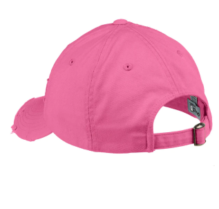 Distressed Pink Cap